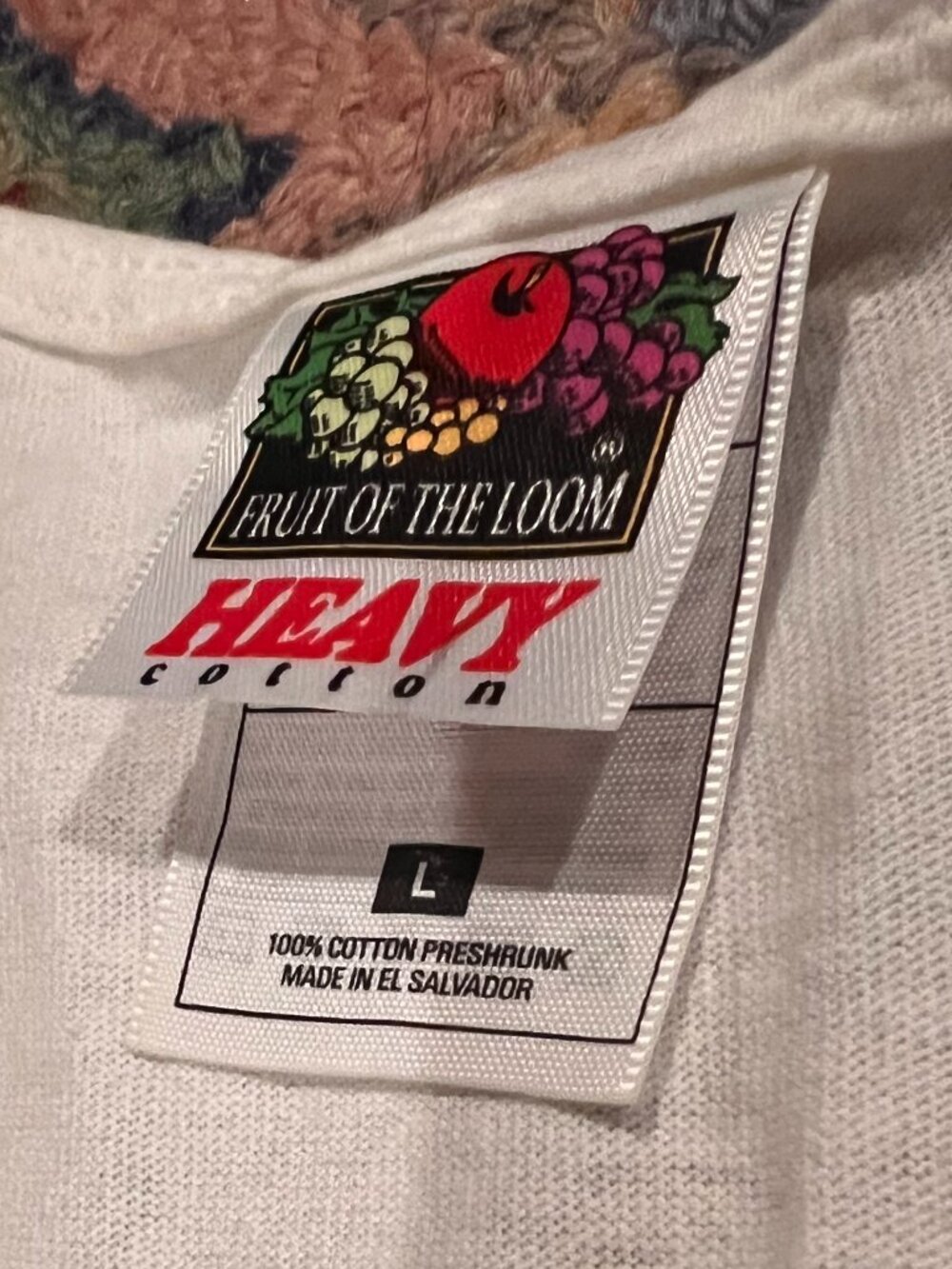 Vintage Daytona Beach Florida Tank Top Fruit of the Loom Heavy Cotton Size L - Picture 2 of 3